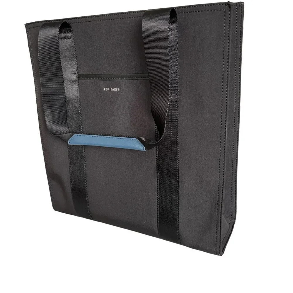 Ted‎ Baker London Deptford Black Nylon Tote Bag large